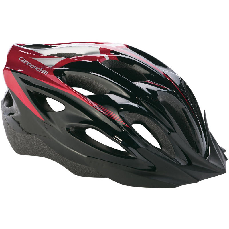 Cannondale Quick Helmet   S/M   Gloss Black + Red   2HE06M/BLR  
